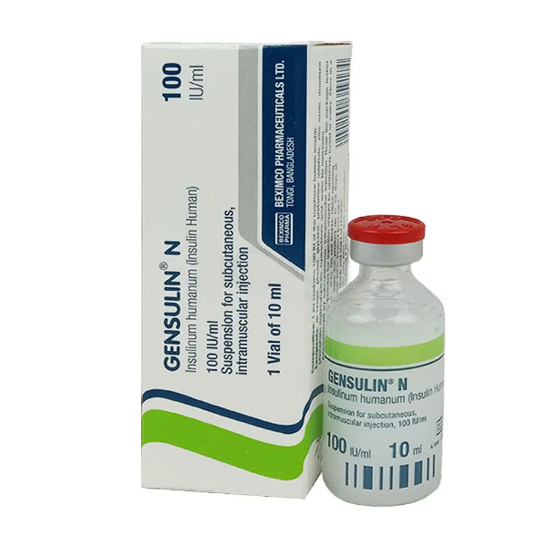 GENSULIN N (10ML VIAL) 100 IU
